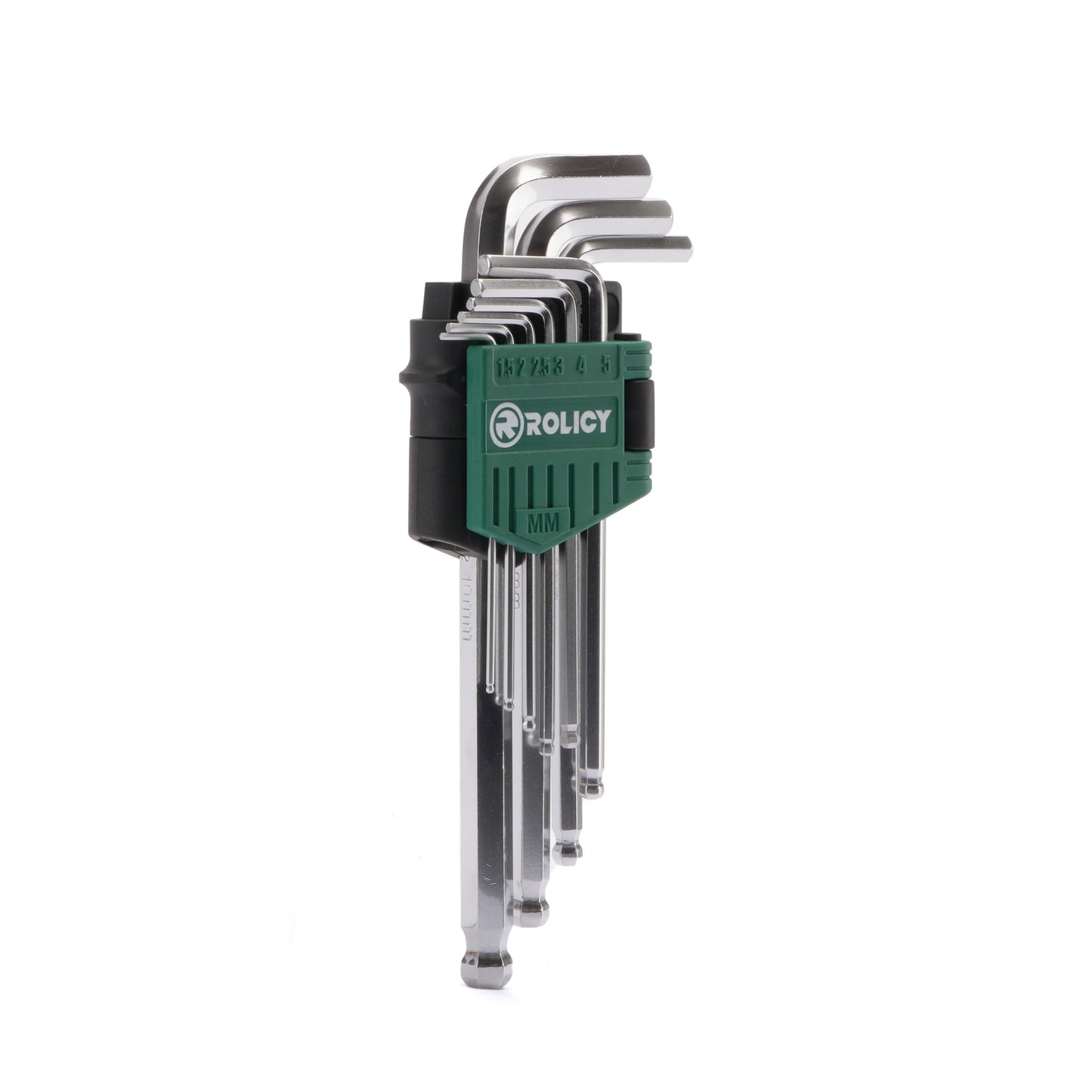 Rolicy 9pcs Long Arm Ball Point Hex Key Set