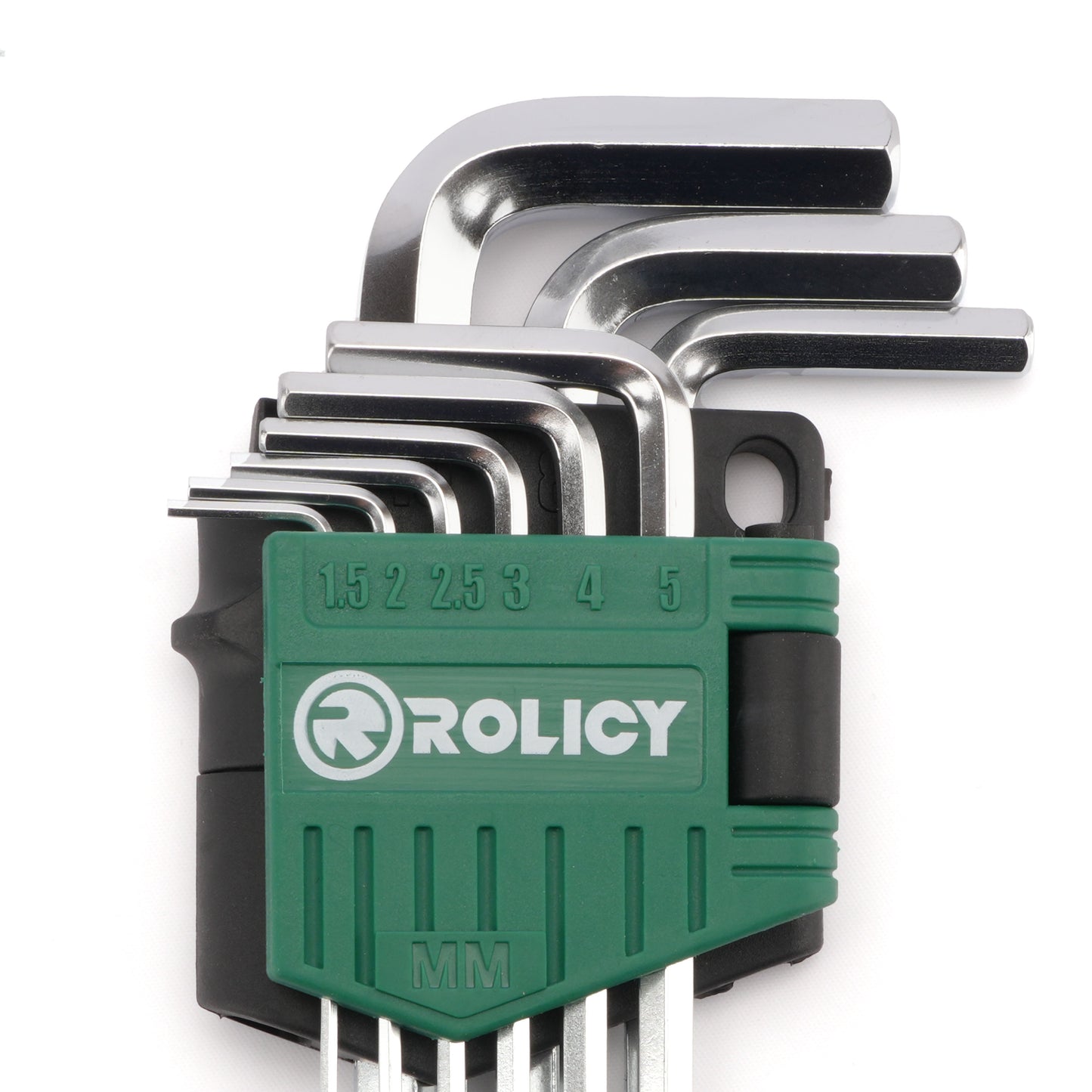 Rolicy 9pcs Long Arm Ball Point Hex Key Set