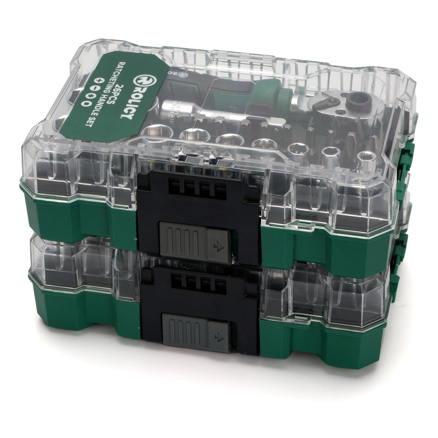 Rolicy 26-Piece Ratchet Handle Set